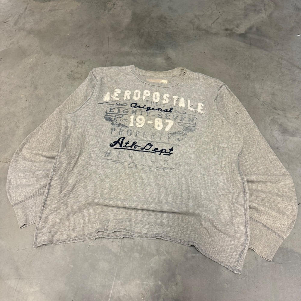 Vintage y2k Gray Aeropostale‎ Thermal